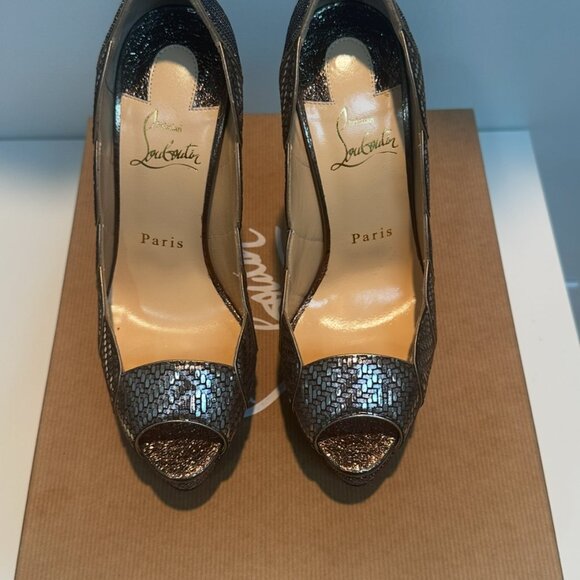 Christian Louboutin Torsatoe 150 Platform Heels – Size 37.5 (US 7) - Picture 4 of 5